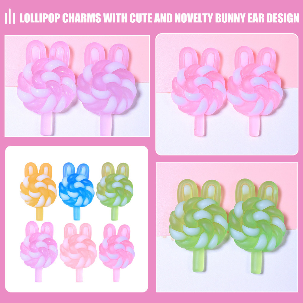 24 Breloques Sucettes Mignonne - Resin Crafts avis et prix