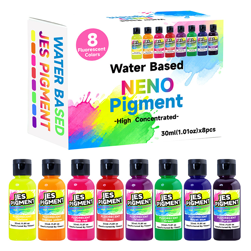 Pigment fluorescent 8 couleurs - Resin Pigment Set avis et prix
