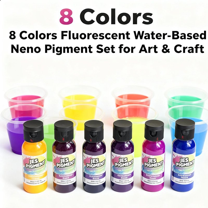 Pigment fluorescent 8 couleurs - Resin Pigment Set avis et prix