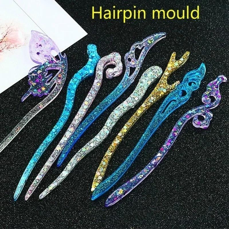 Épingle à cheveux transparente - Resin Craft Material avis et prix